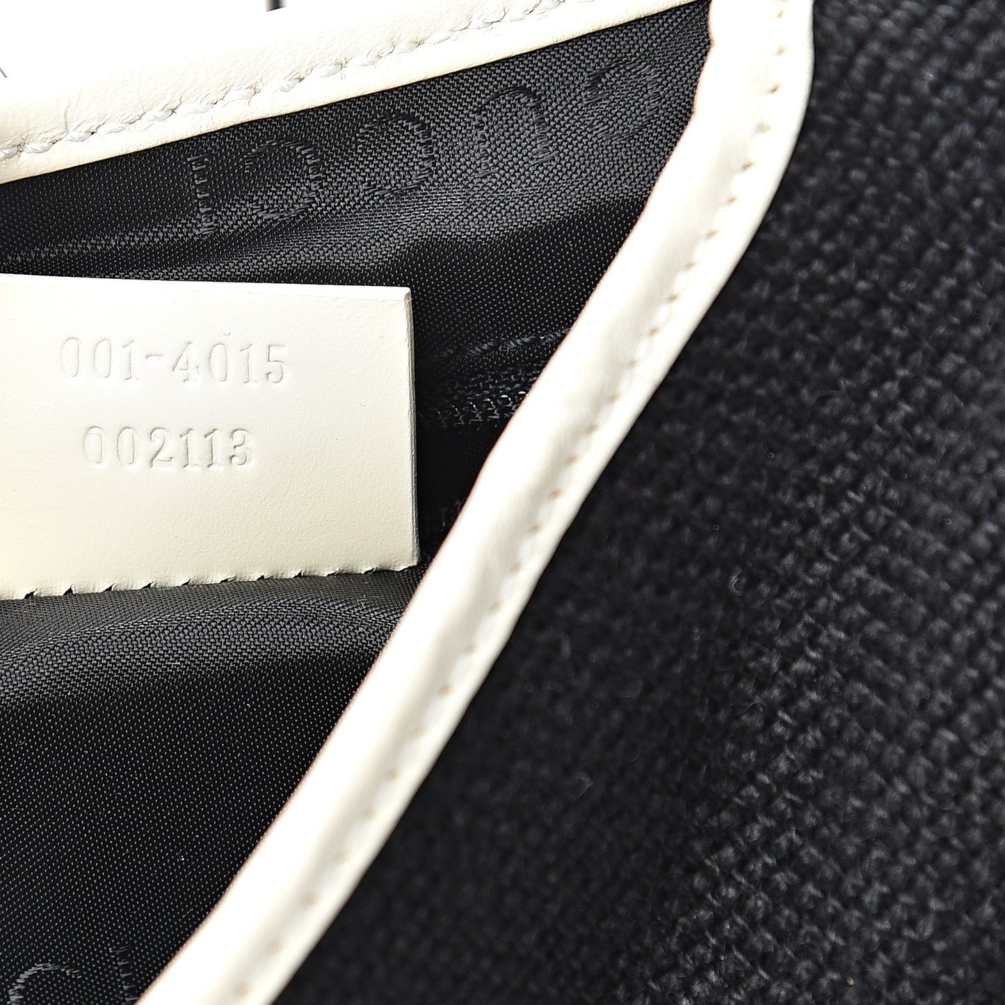 Canvas Calfskin Jackie O Hobo White Navy