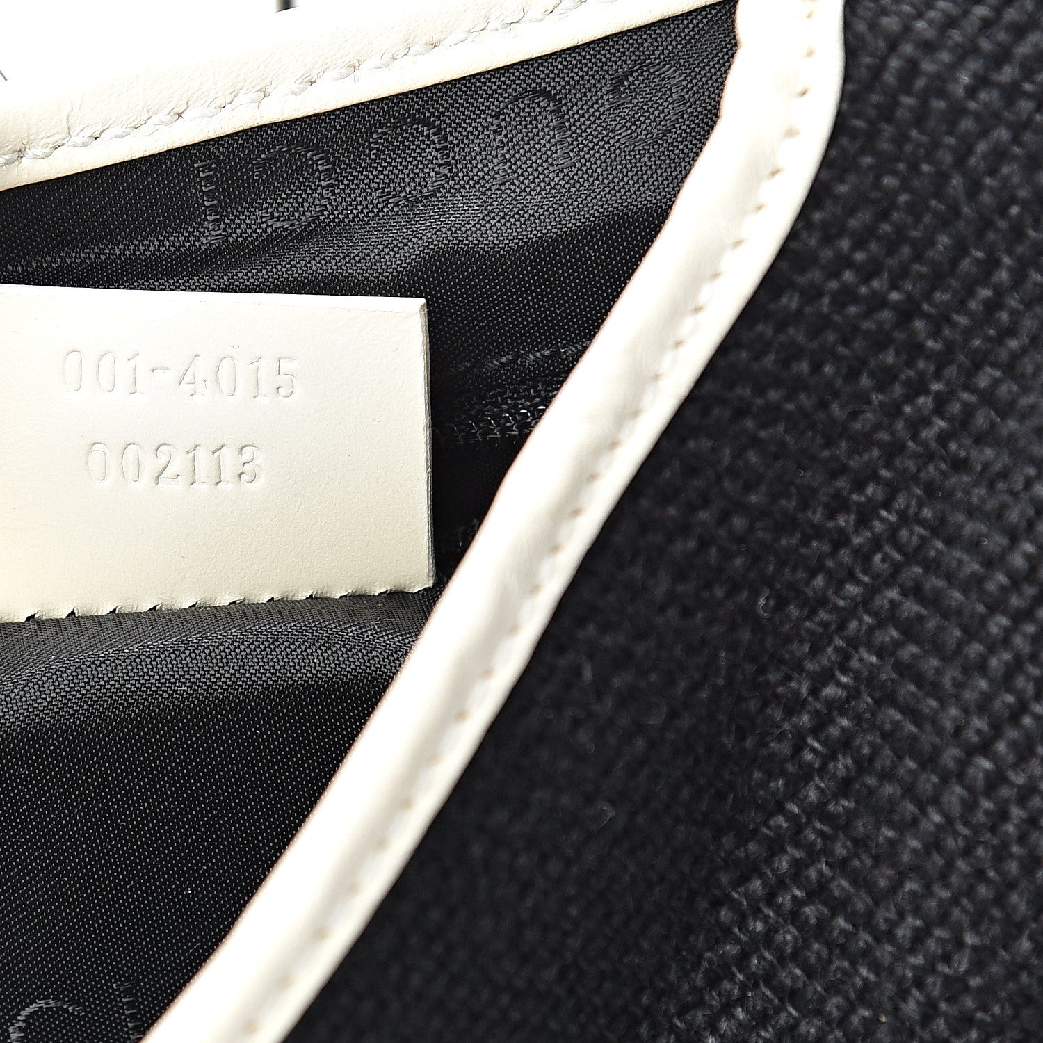 Gucci Canvas Calfskin Jackie O Hobo White Navy 7 of 15
