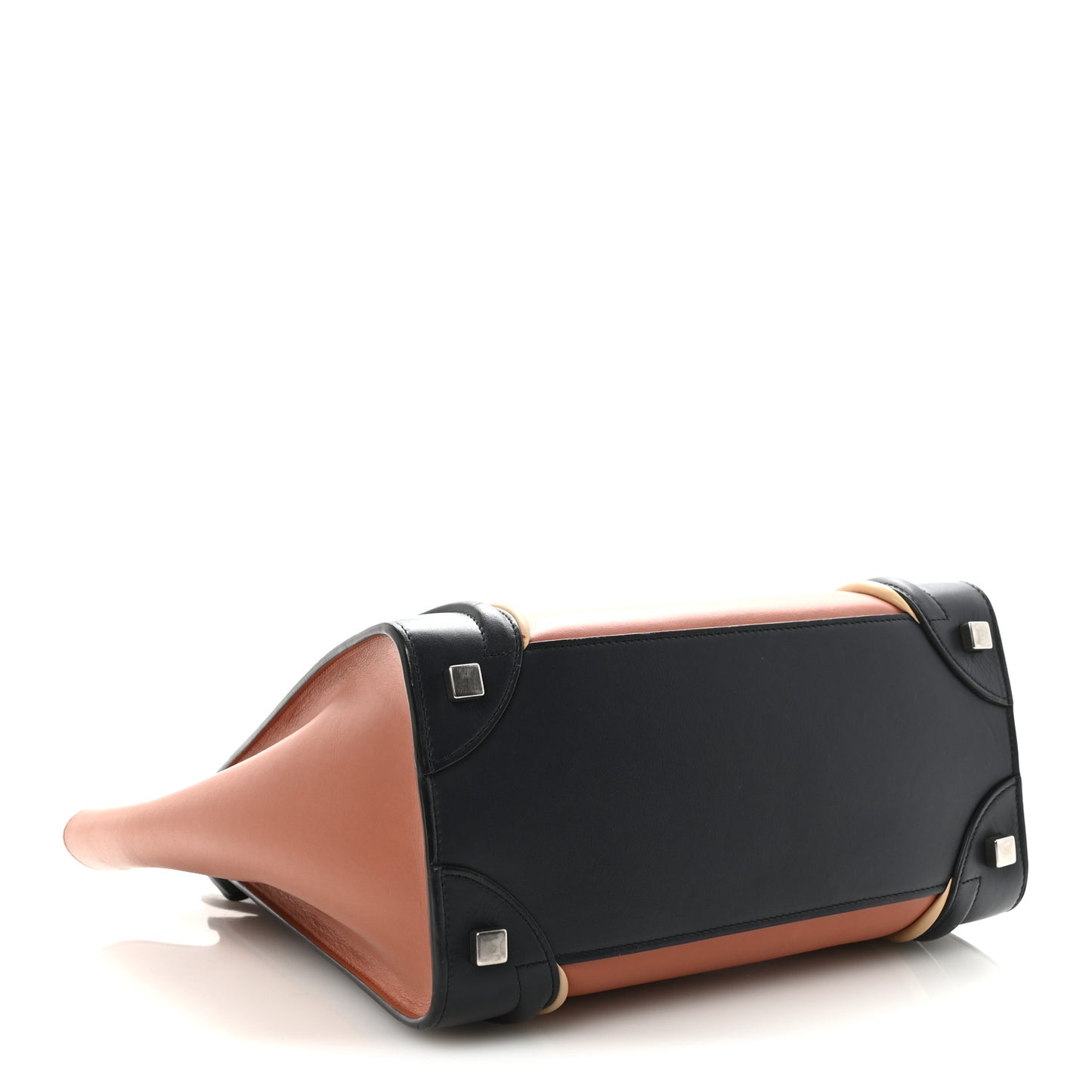 Smooth Calfskin Micro Tri-Color Luggage Brick