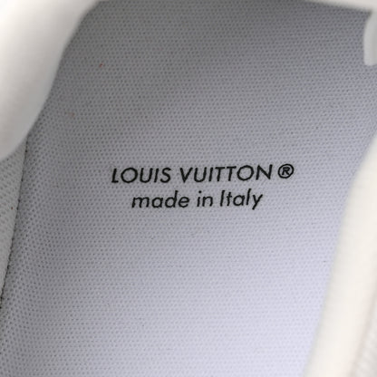 Louis Vuitton Calfskin Monogram Denim Mens LV Trainer Sneakers 6.5 Black 8 of 15