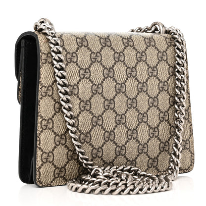 Gucci GG Supreme Monogram Mini Dionysus Shoulder Bag Black 3 of 10