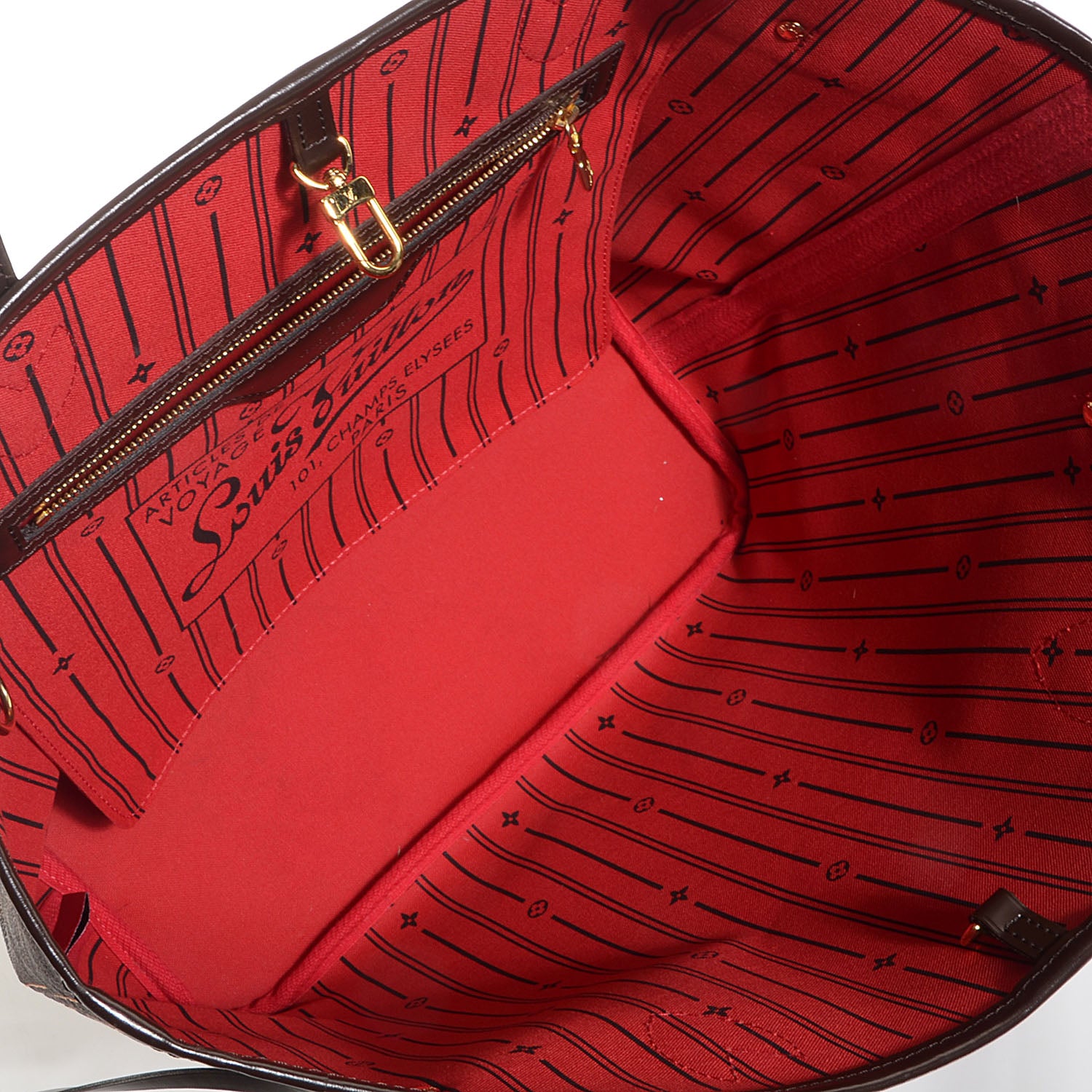 Louis Vuitton Damier Ebene Neverfull MM 6 of 8