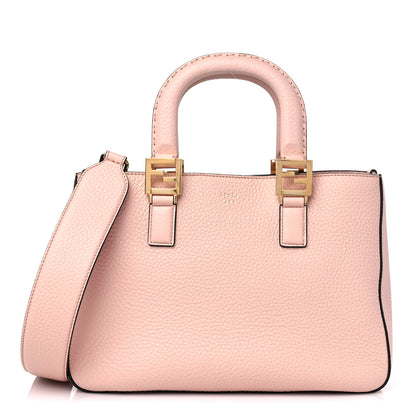 Fendi Cuoio Romano Selleria Small FF Tote Cipria 1 of 11