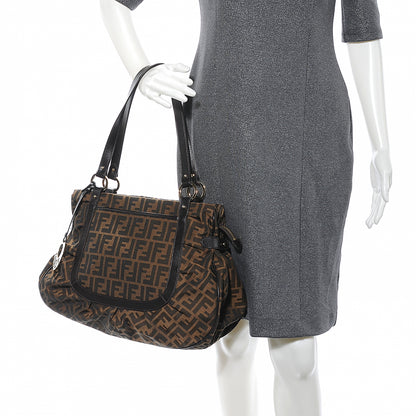 Fendi Zucca Large Chef Shopper Tote Tobacco 2 of 11