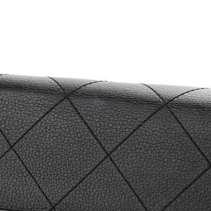 Chanel Bullskin Stitched Medium Shopping Bag Black 5 of 5