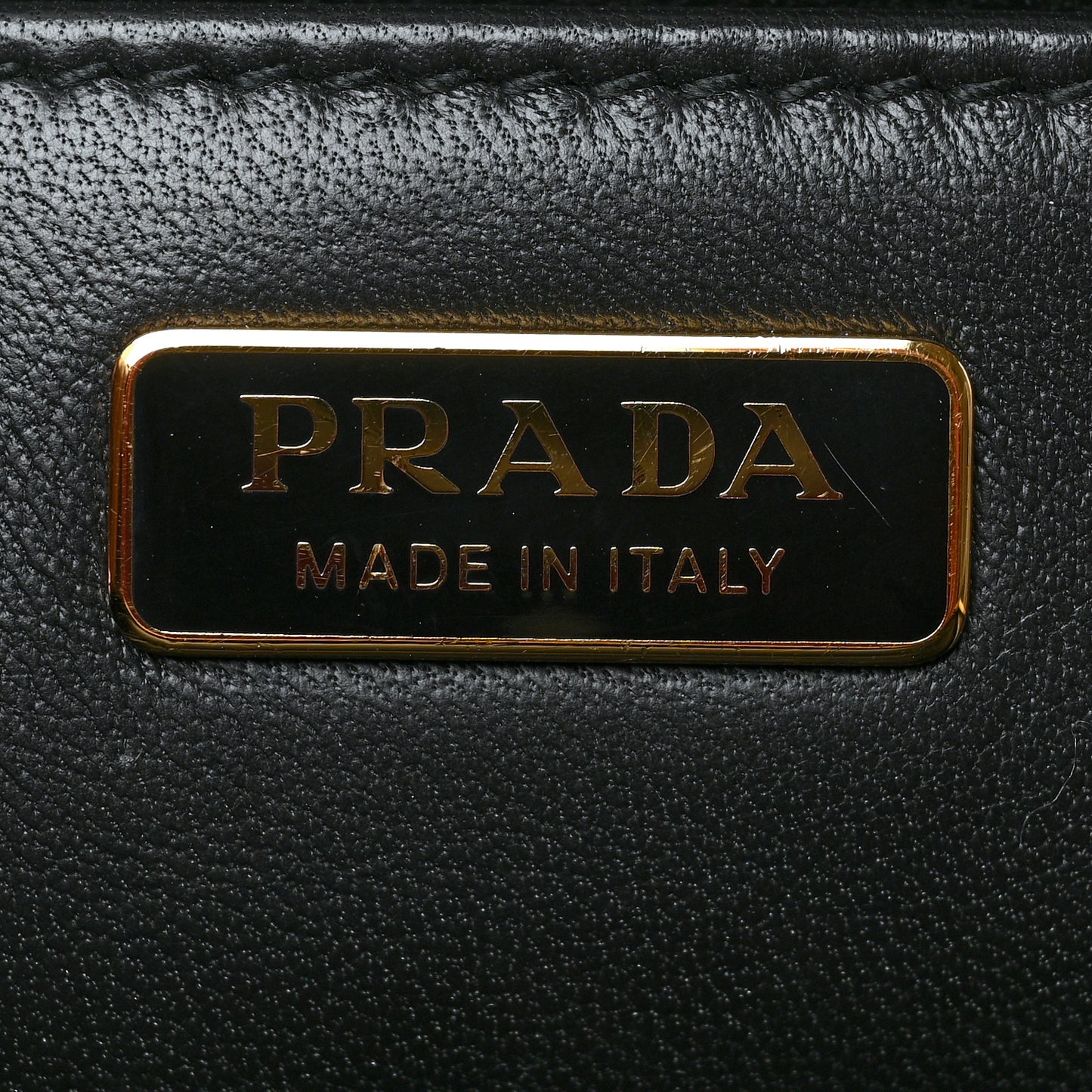 Saffiano City Calfskin Light Frame Bag Black