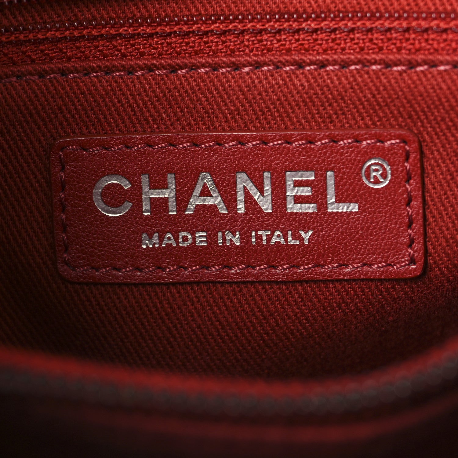 Chanel Caviar Quilted Small Coco Handle Flap Red 6 of 11