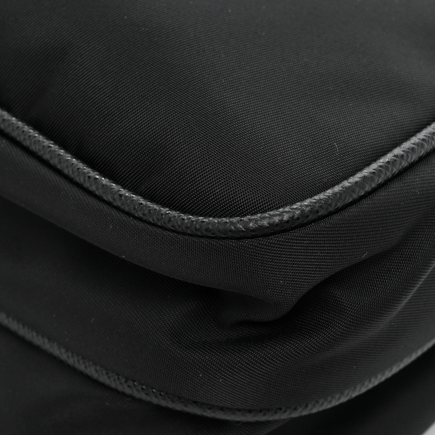 Prada Re-Nylon Saffiano Single Snap Buckle Flap Messenger Bag Black 9 of 9