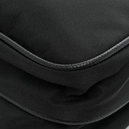 Prada Re-Nylon Saffiano Single Snap Buckle Flap Messenger Bag Black 9 of 9
