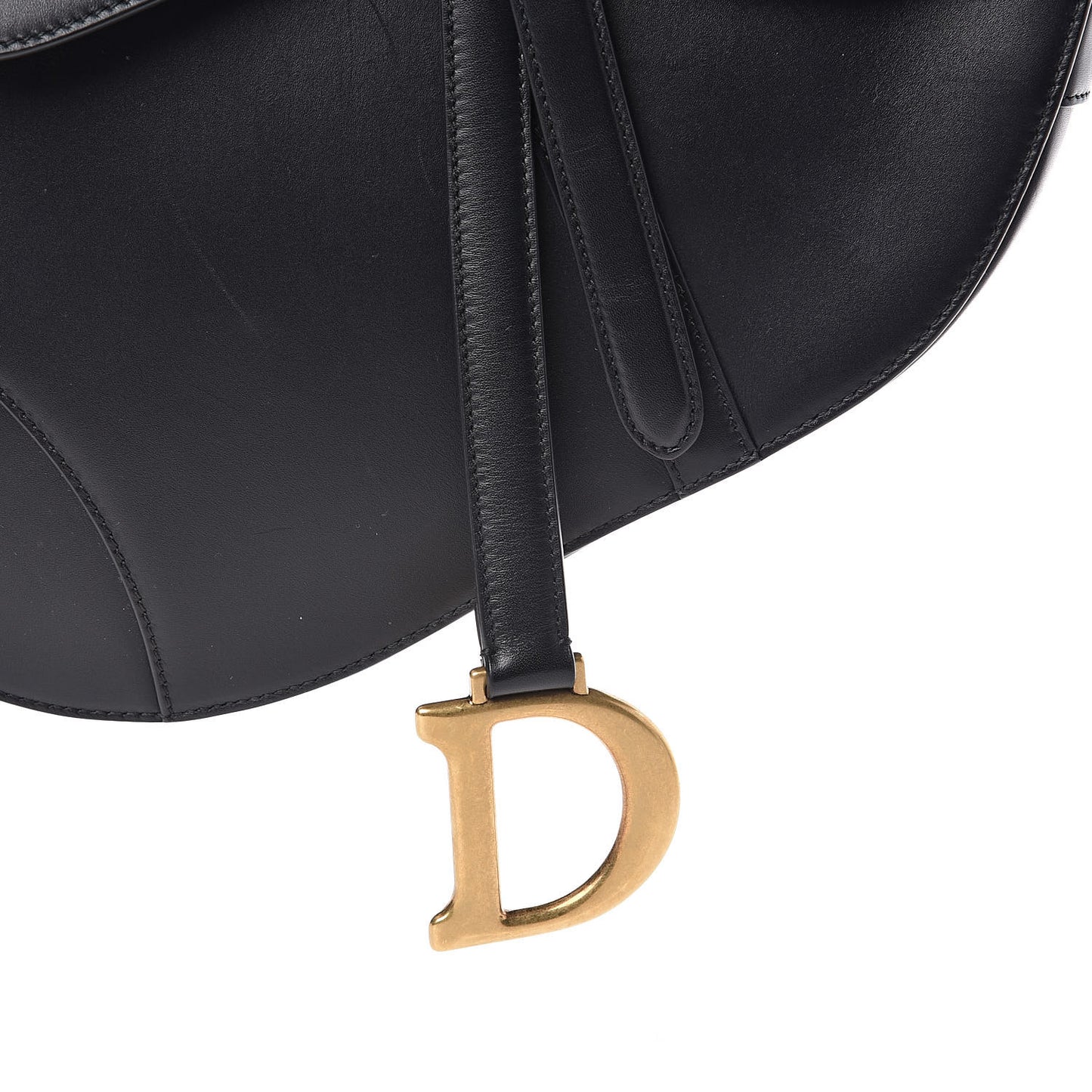 Calfskin Saddle Bag Black