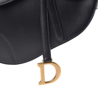 Christian Dior Calfskin Saddle Bag Black 11 of 12