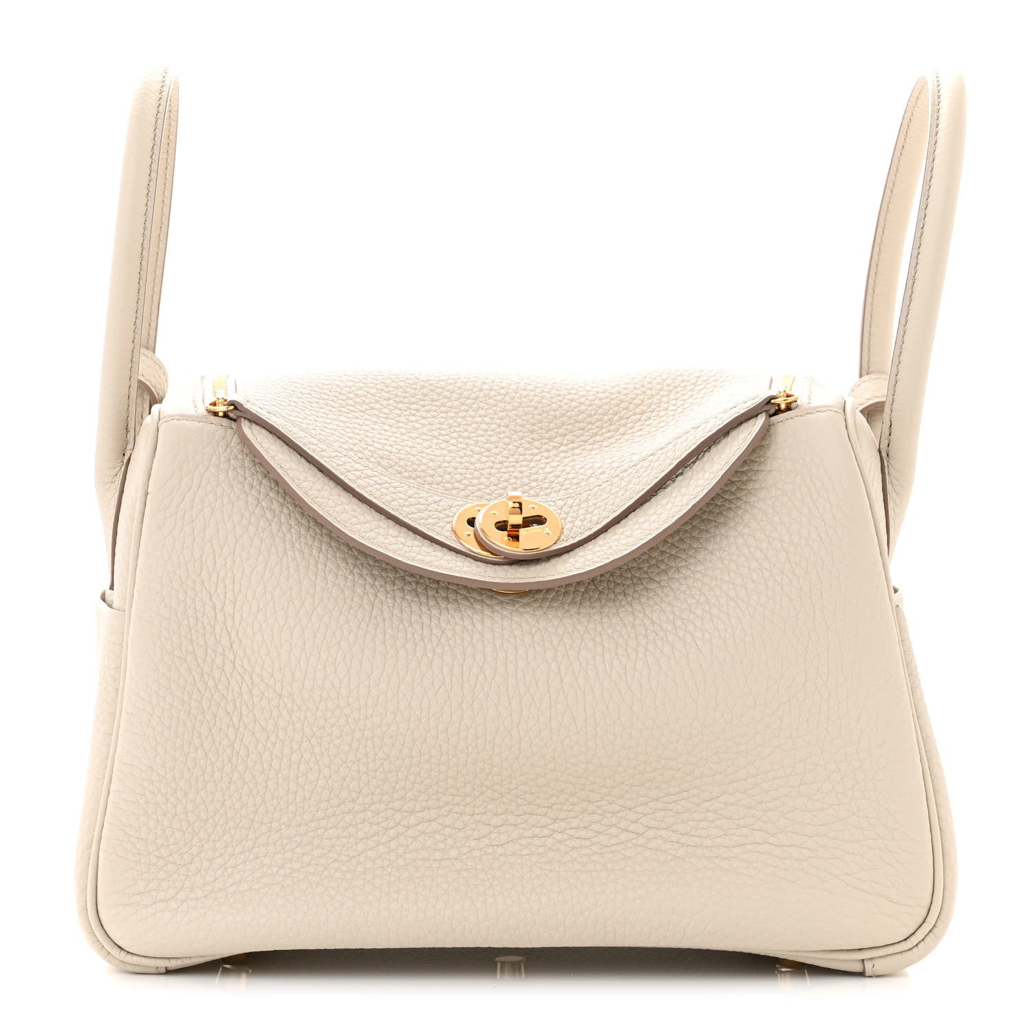 Hermes Taurillon Clemence Lindy 26 Craie 1 of 11