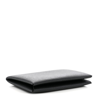 Hermes Epsom Calvi Card Case Black 4 of 8