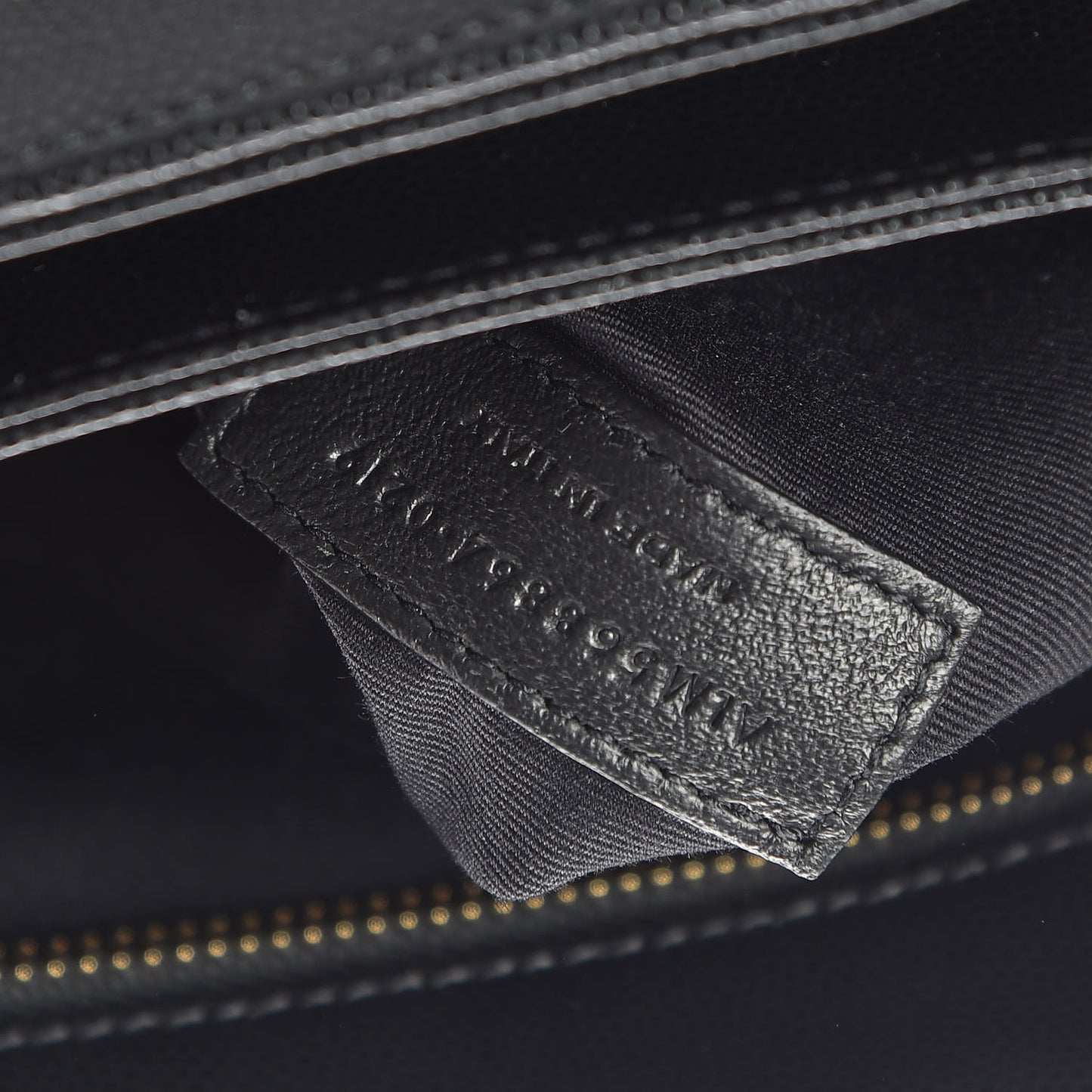 Grain De Poudre Matelasse Chevron Medium Tribeca Shopping Bag Black