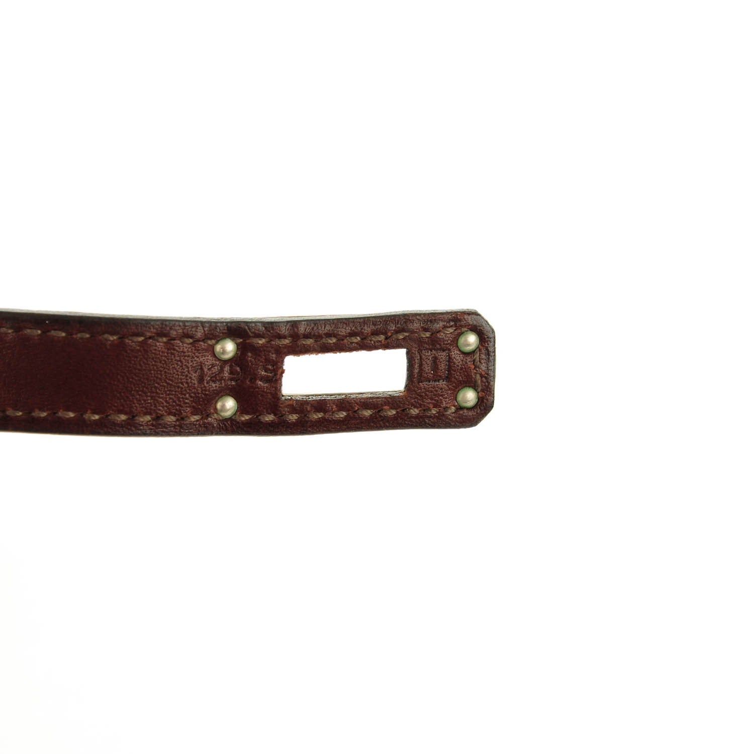 Hermes Evercalf Kelly Pochette Clutch Havane 2 of 16
