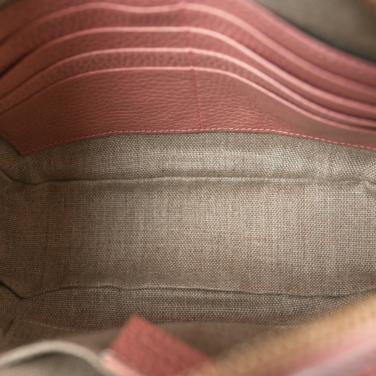 Monogram Mini Bree Messenger Bag Beige Soft Pink