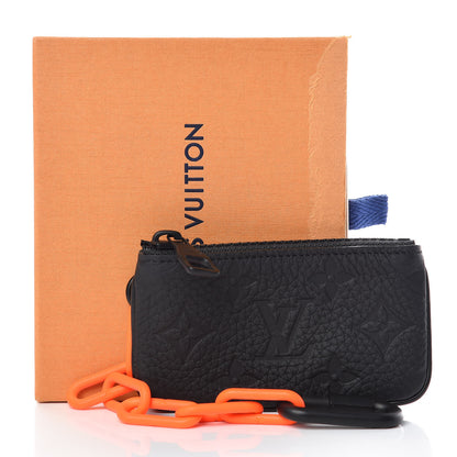 Louis Vuitton Taurillon Monogram Solar Ray Key Pouch Black 7 of 7