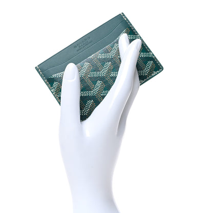 Goyard Goyardine Saint Sulpice Card Holder Green 2 of 10