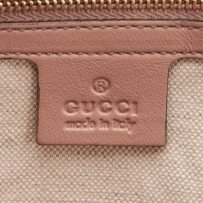 Gucci Patent Microguccissima Small Nice Top Handle Dome Bag Dark Cipria 6 of 7