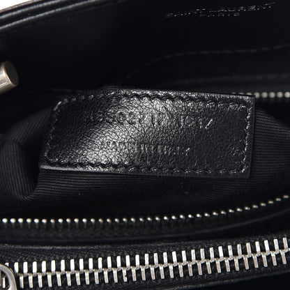 Saint Laurent Calfskin Y Quilted Monogram Small Loulou Shopper Black 8 of 8