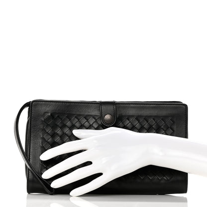 Bottega Veneta Nappa Intrecciato Multi-functional Case Wristlet Black 2 of 10