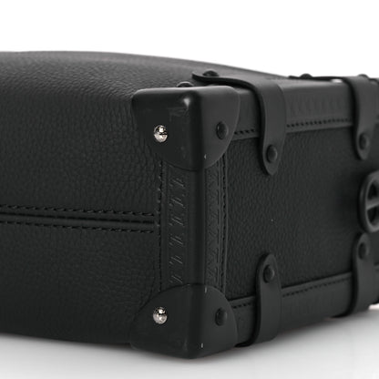 Louis Vuitton Calfskin Side Trunk MM Black 9 of 12