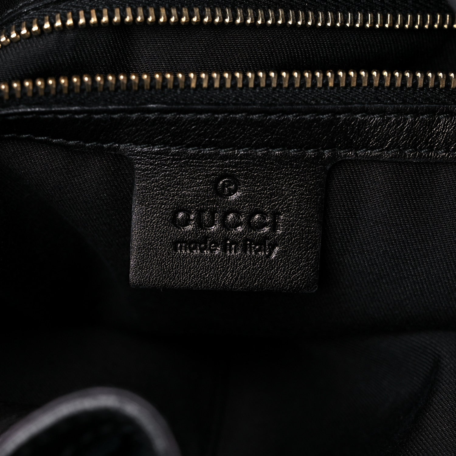 Gucci Monogram Medium Indy Top Handle Hobo Black 6 of 12