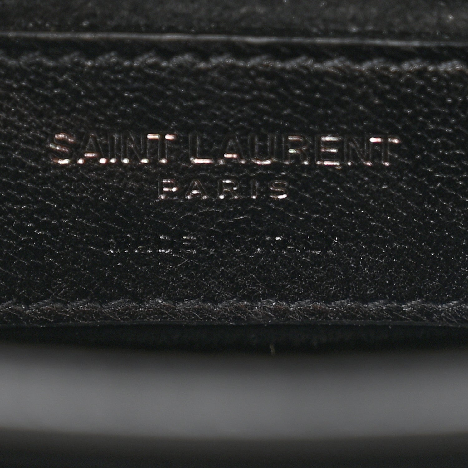 Saint Laurent Calfskin Large Monogram Monochrome Sunset Black 7 of 14