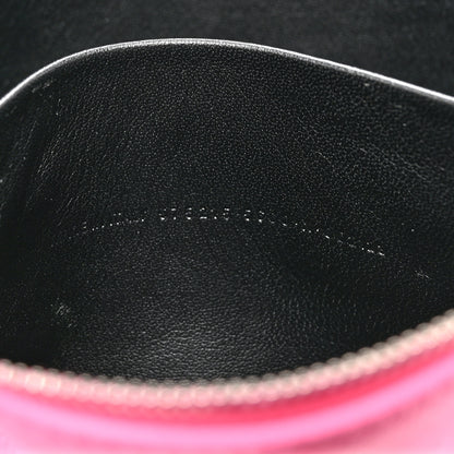 Balenciaga Calfskin Logo Large Zip Pouch Acid Pink 7 of 11