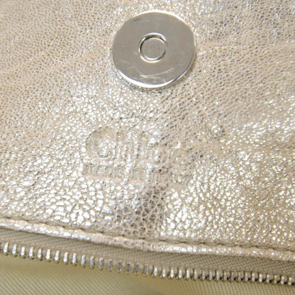 Chloe Leather Large Paddington Tote Metallic 9 of 10