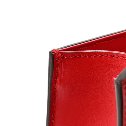 Gucci Calfskin Small Sylvie Shoulder Bag Hibiscus Red 16 of 17