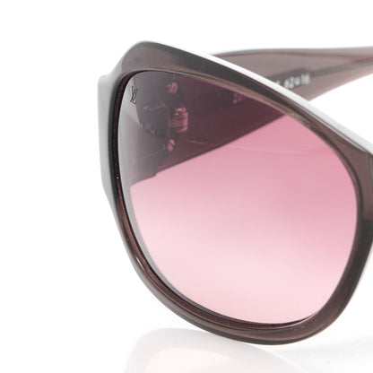 Louis Vuitton Ursula Strass Sunglasses Z0134E Pink Brown 7 of 8