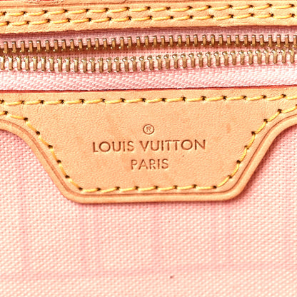 Louis Vuitton Damier Azur Neo Neverfull MM Rose Ballerine 7 of 10