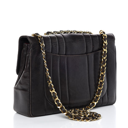Chanel Lambskin Vertical Quilt Jumbo Single Flap Black 3 of 21