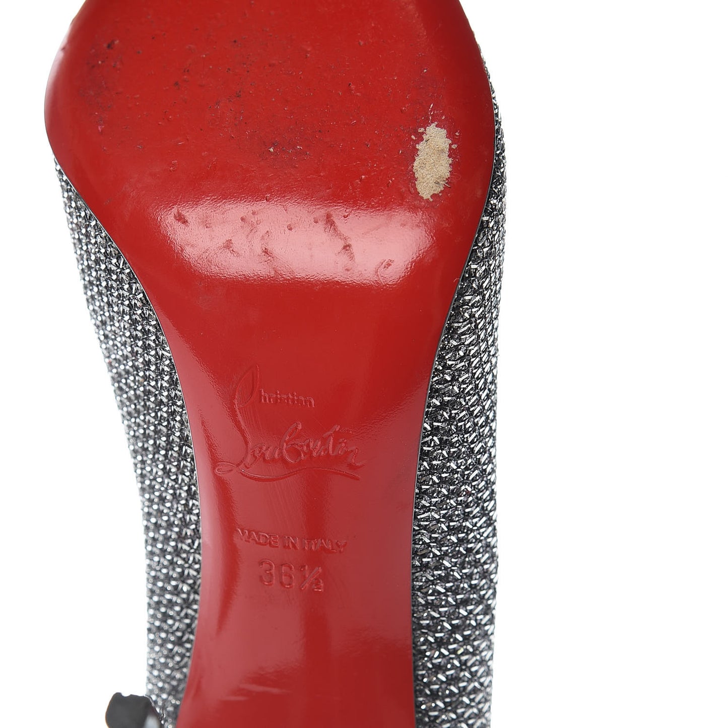 Glitter Diams Pigalle Follies 100 Pumps 36.5 Antic Silver
