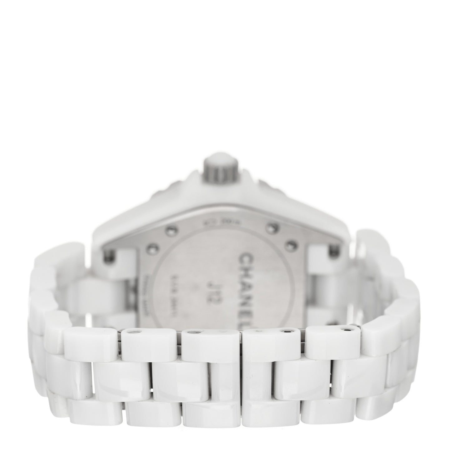 Stainless Steel Ceramic 33mm J12 Quartz Watch White