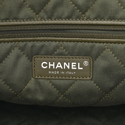 Chanel Shiny Calfskin Quilted Small Chanel 22 Khaki 8 of 13