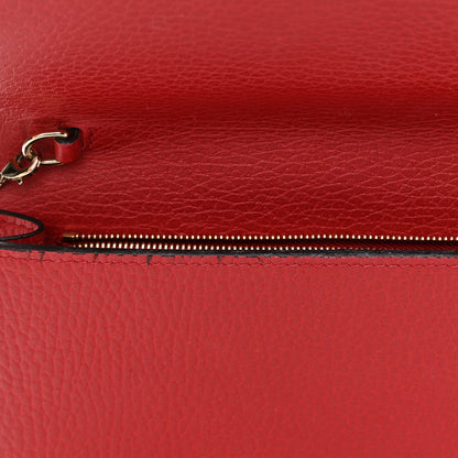 Gucci Dollar Calfskin Medium Betty Chain Wallet Tabasco 11 of 13