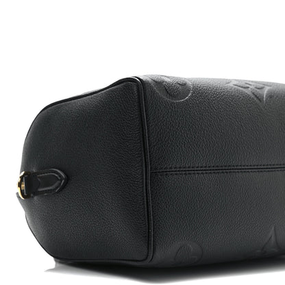 Louis Vuitton Empreinte Monogram Giant Speedy Bandouliere 20 Black 7 of 10