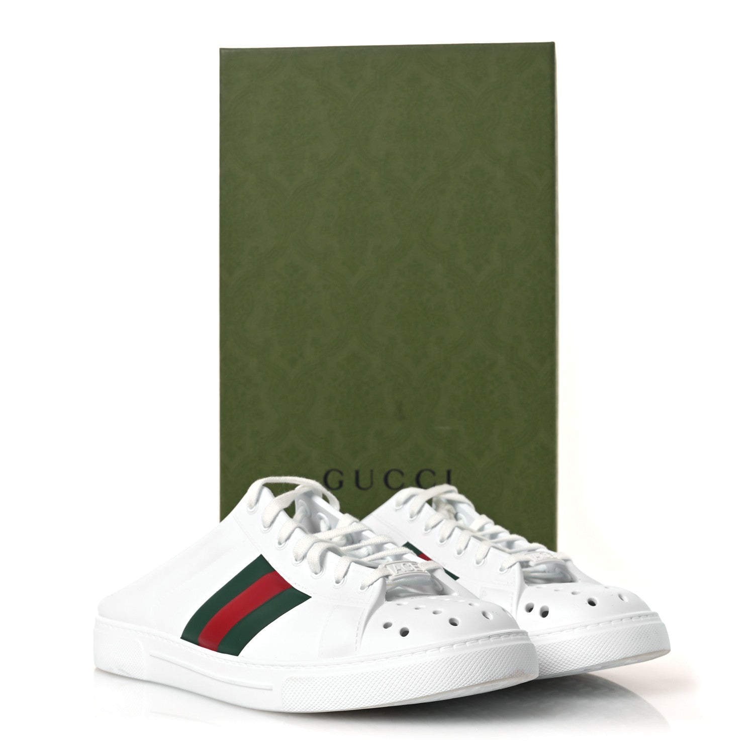 Gucci Rubber Ace Sabot Mules 42 Great White 1849987 – FASHIONPHILE