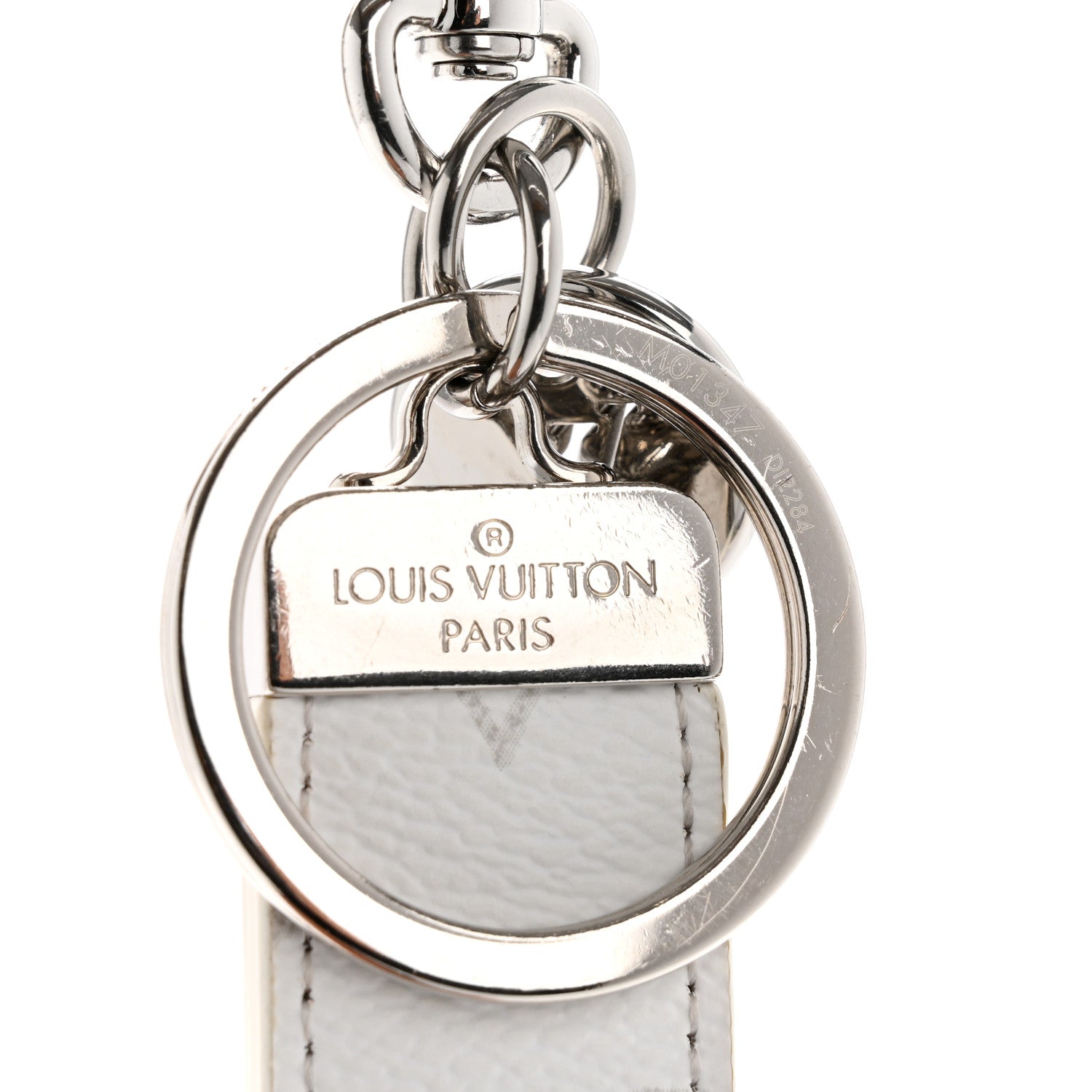 Louis Vuitton Monogram Neo LV Club Bag Charm Key Holder White 3 of 6