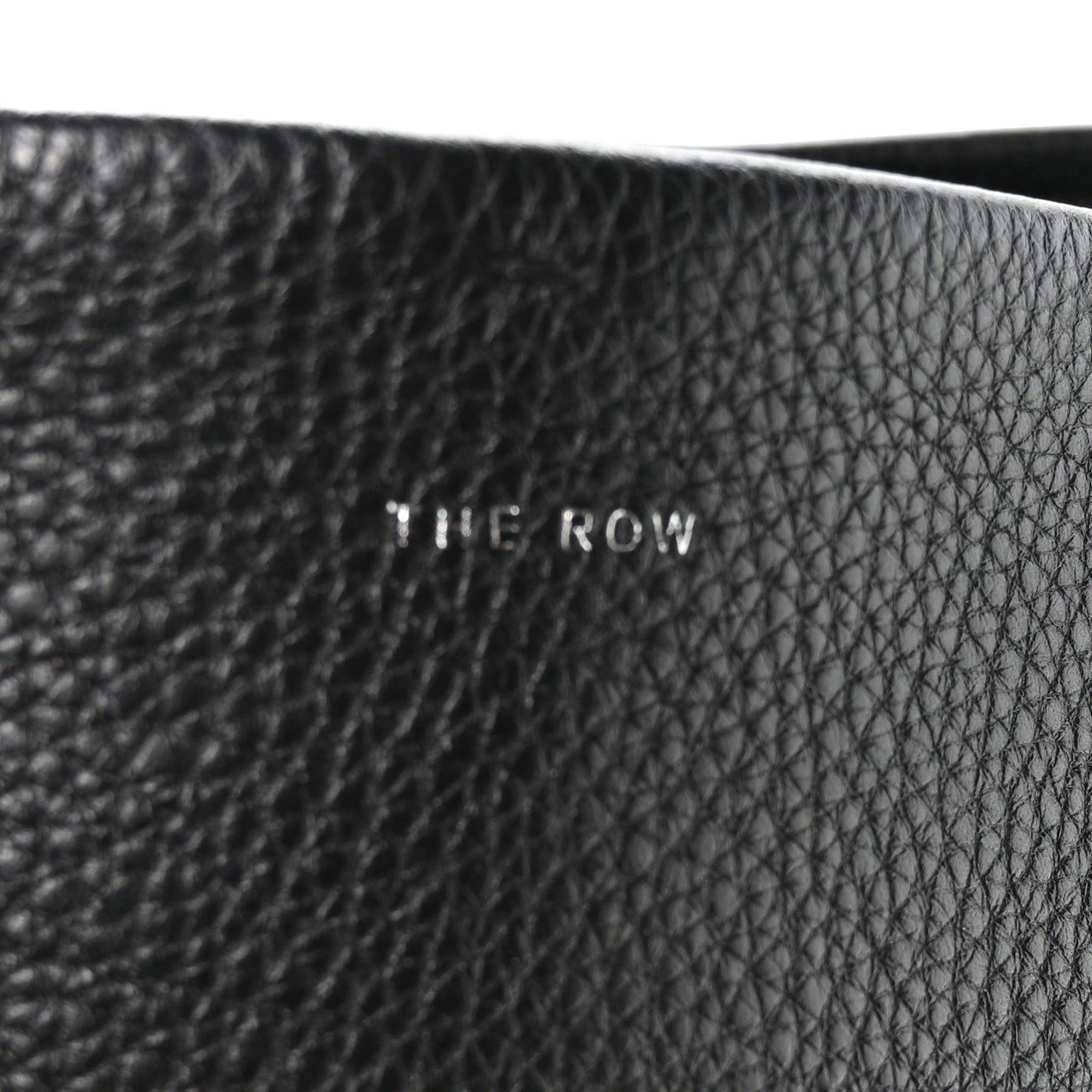Grained Calfskin Park Tote Three Black