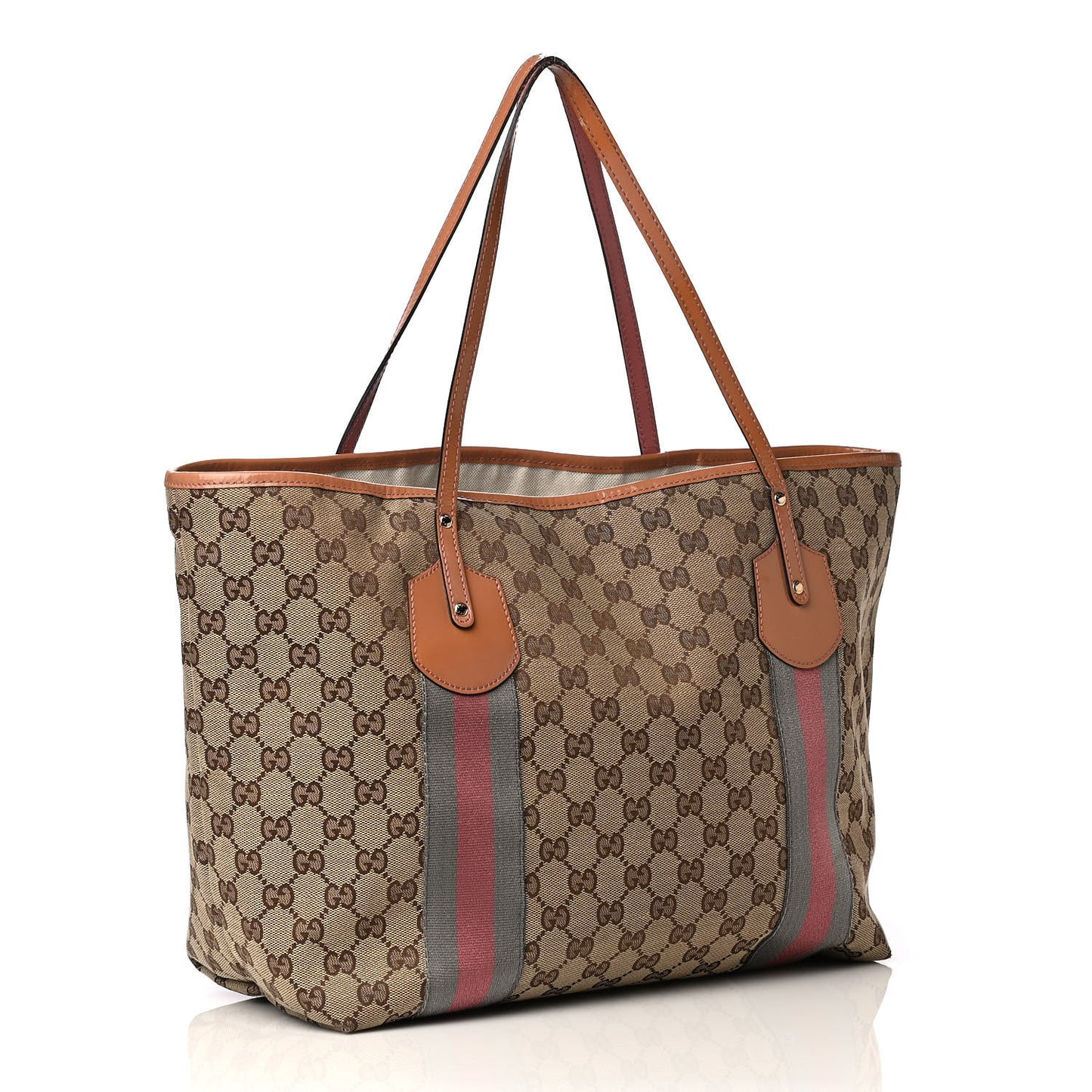 Monogram Patent Web Large Jolie Tote Pink