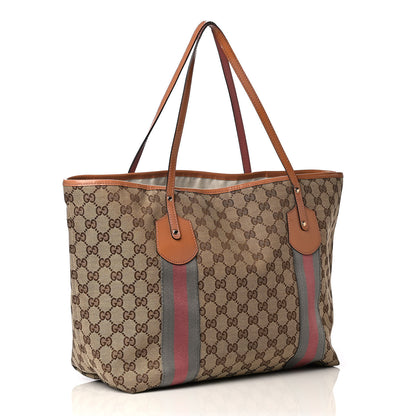 Gucci Monogram Patent Web Large Jolie Tote Pink 2 of 4