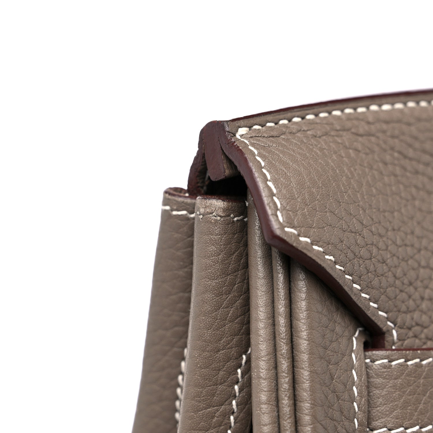 Hermes Taurillon Clemence Birkin 35 Etoupe 15 of 18