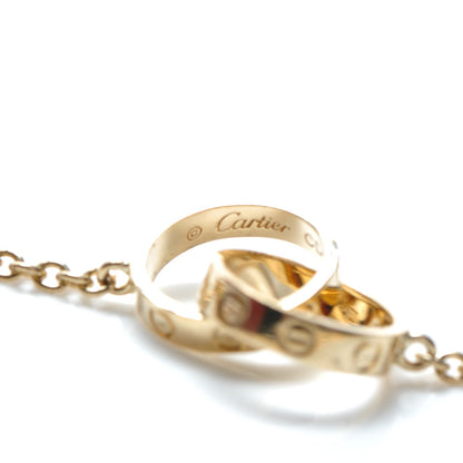 Cartier 18K Yellow Gold Interlocking LOVE Necklace 6 of 10