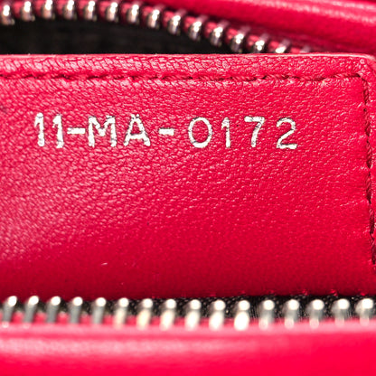 Christian Dior Lambskin Cannage Medium Lady Dior Fuchsia 7 of 14