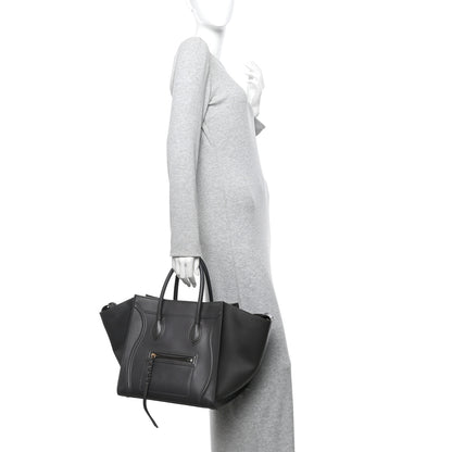 Celine Smooth Calfskin Medium Phantom Luggage Grey 2 of 11