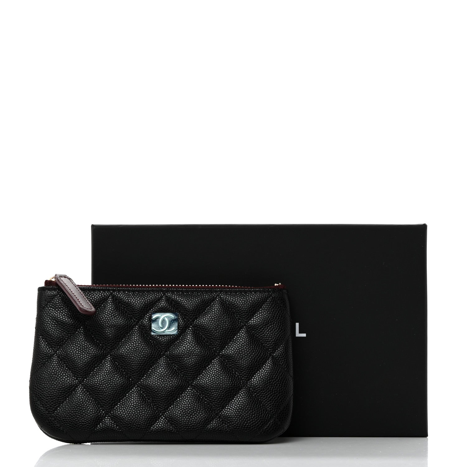 Chanel Caviar Quilted Small Pouch Black 8 of 8