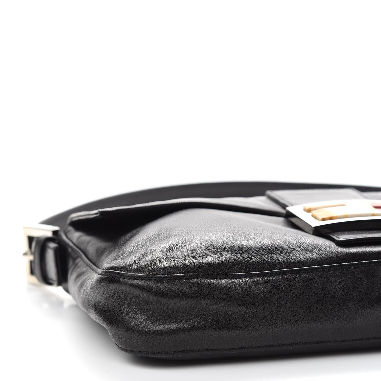 Fendi Lambskin Baguette Black 7 of 8